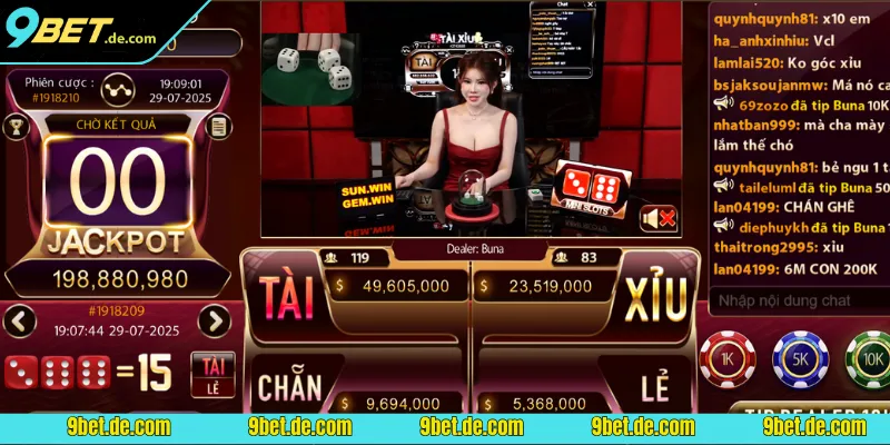 Tài Xỉu là trò cá cược quen thuộc được triển khai dưới dạng livestream